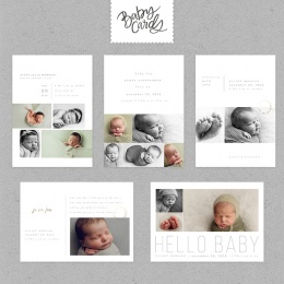 simpletype-baby-cards
