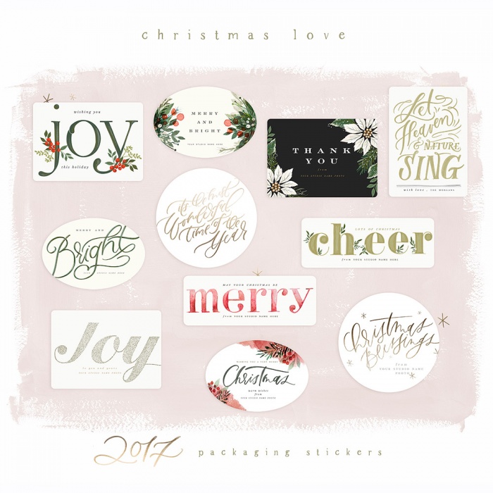 christmas-love-packaging-stickers