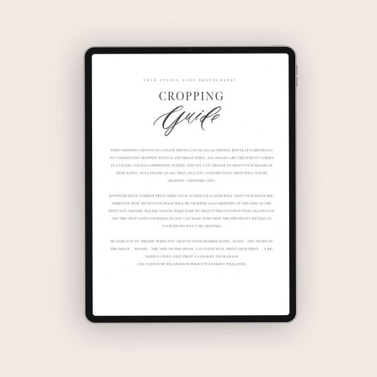 Adorn Your Walls Wall Display Ideas, Size and Cropping Guide Templates