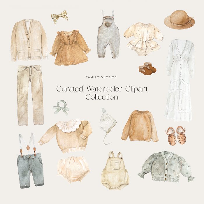 Family_outfits_curated_watercolor_collection