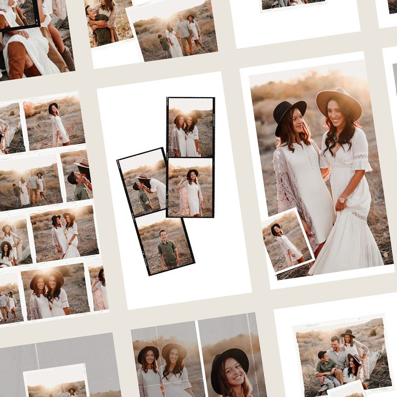Film Stories IG Story Templates CANVA only Oh Snap Boutique