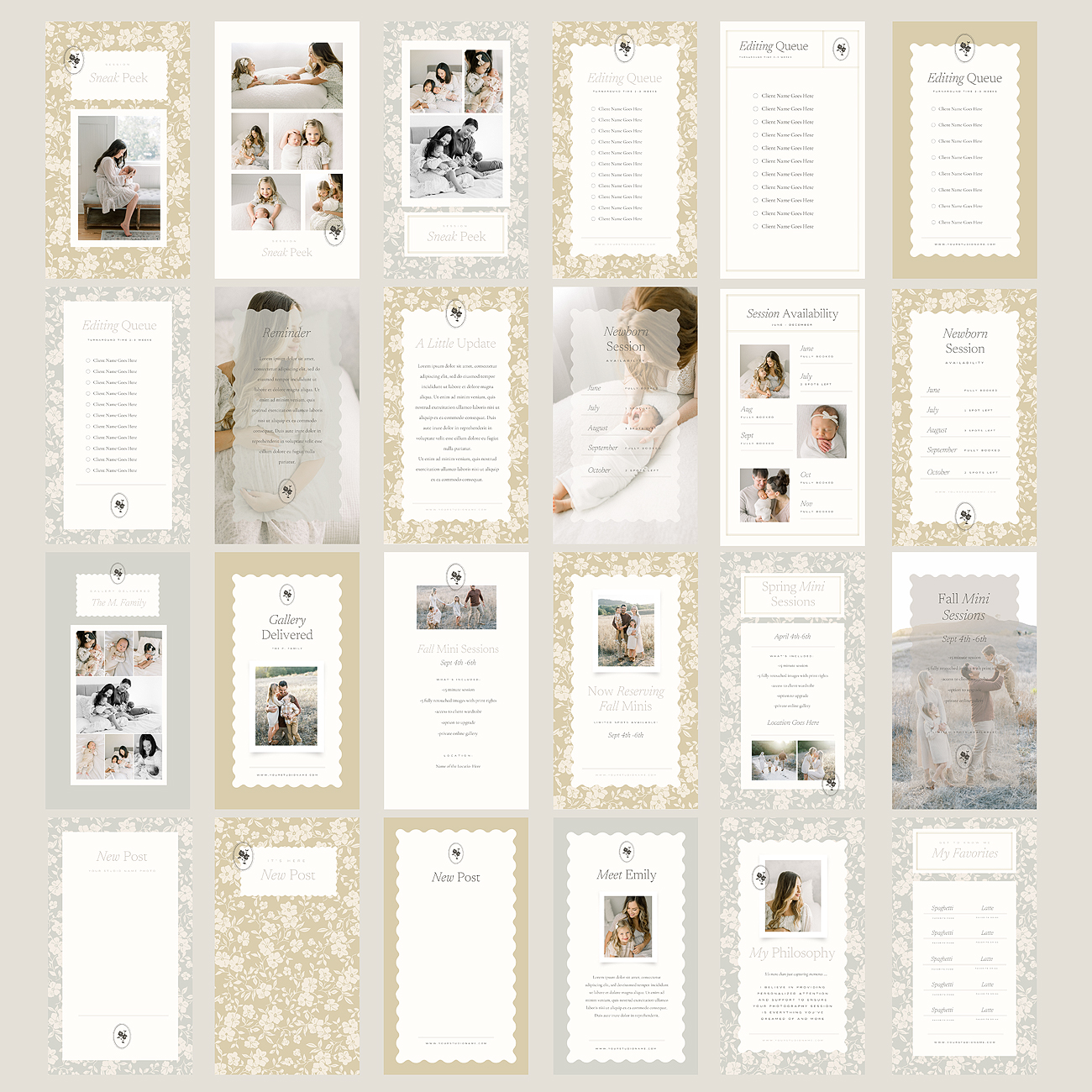Mabel Floral IG Story Templates Canva Oh Snap Boutique Mabel Floral IG Story Templates Canva Oh Snap Boutique
